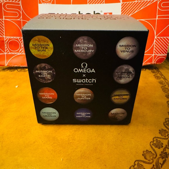 Omega X Swatch Bioceramic Moonswatch Mission to the Moon Gray Watch NIB Warranty - Picture 9 of 11